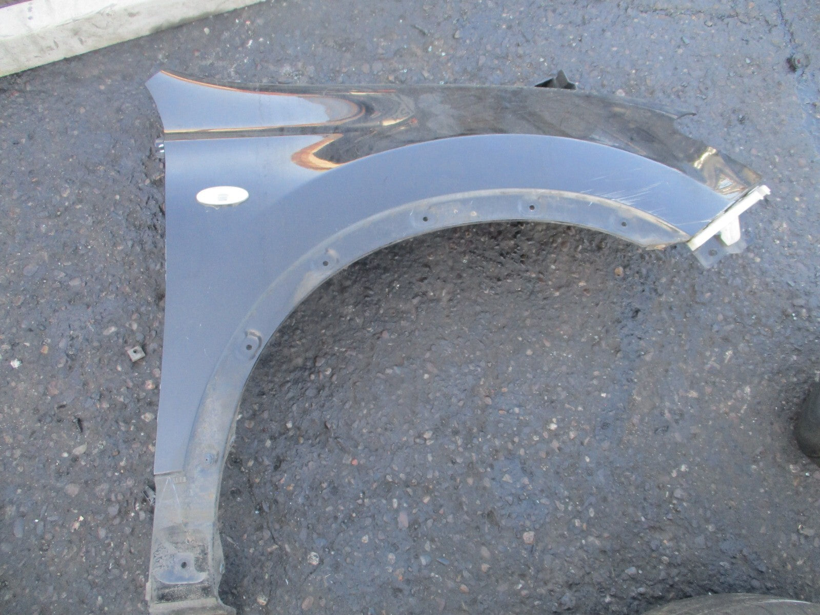 2012 NISSAN QASHQAI J10 OSF DRIVER SIDE FRONT WING PANEL BLACK