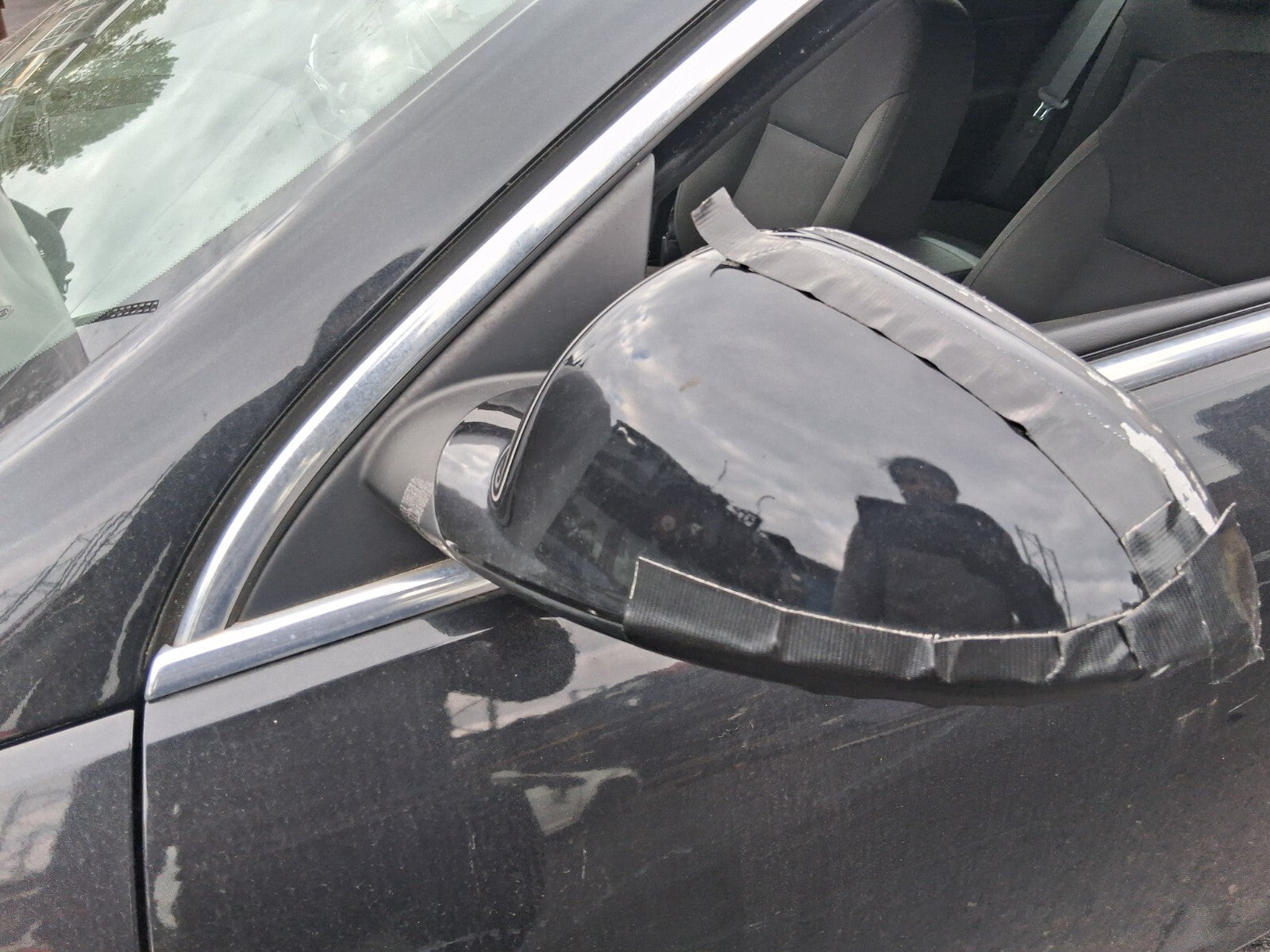 2011 VAUXHALL INSIGNIA ESTATE MK1 NSF PASSENGER SIDE LEFT WING MIRROR BLACK