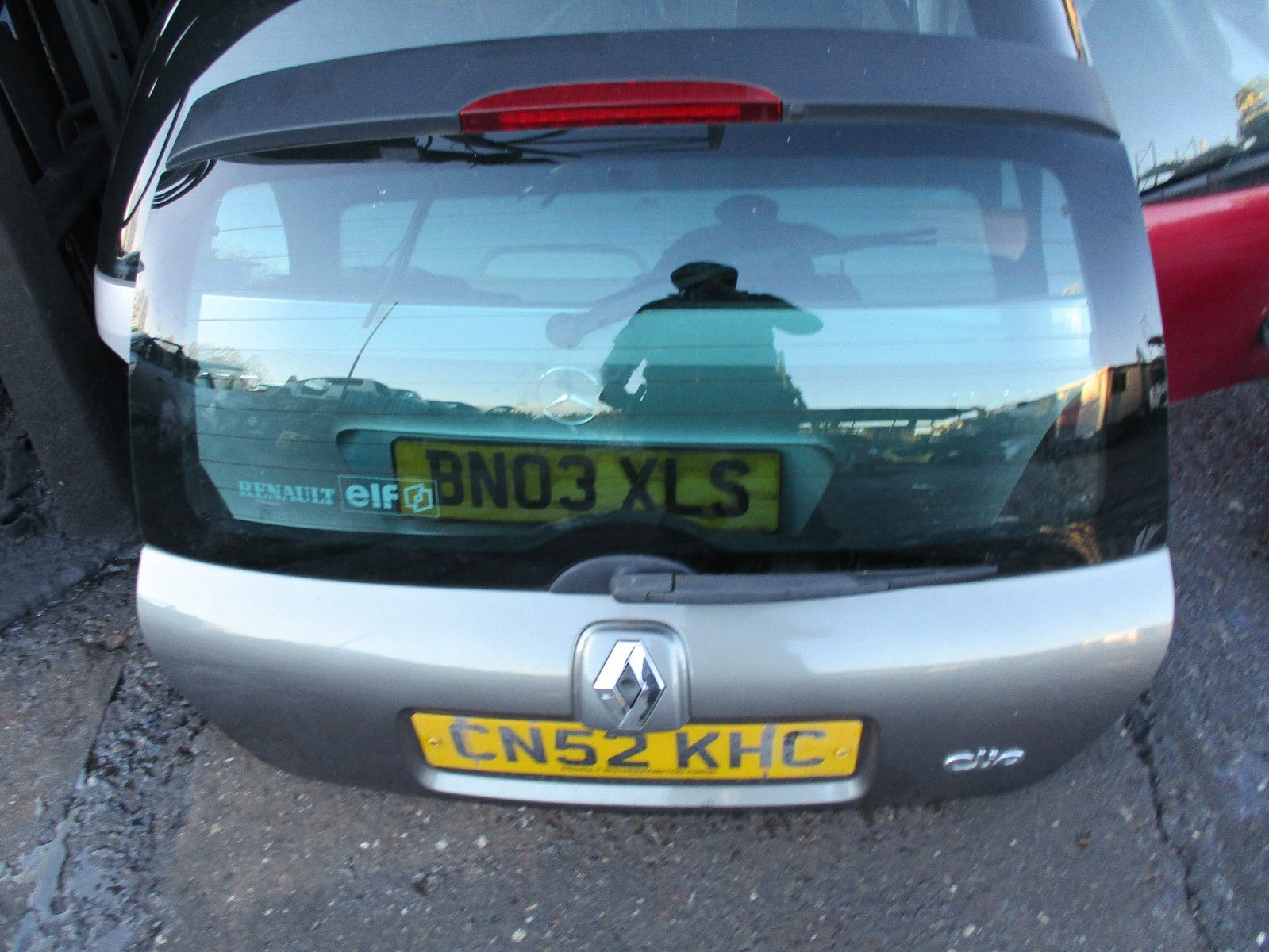RENAULT CLIO MK2 REAR BOOTLID HATCHBACK TAILGATE COMPLETE GREY