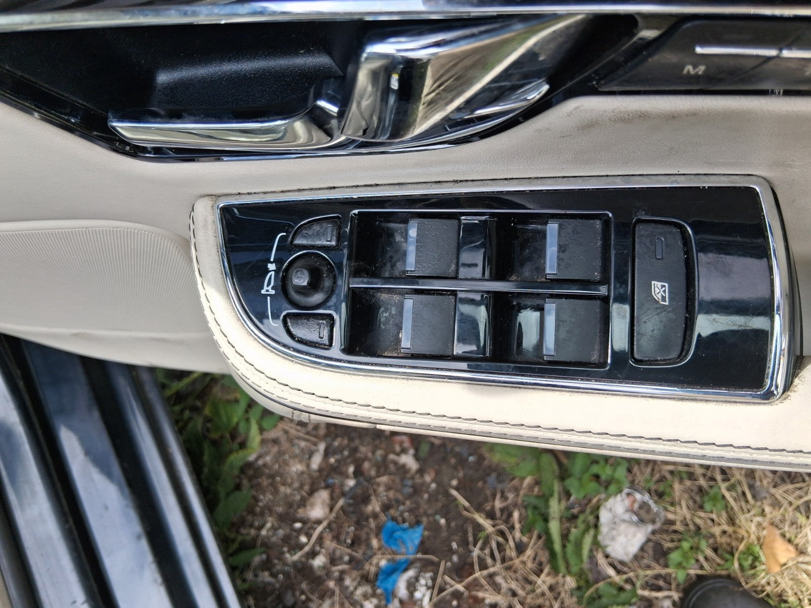 2012 JAGUAR XJ X351 OSF DRIVER SIDE FRONT RIGHT WINDOW CONTROL SWITCH