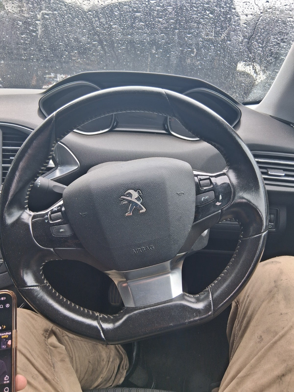 2015 PEUGEOT 308 MK2 ESTATE MULTIFUNCTIONAL STEERING WHEEL WITHOUT AIRBAG