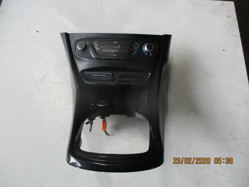 FORD B MAX 2017 HEATER CLIMATE CONTROL SWITCH PANEL SURROUND TRIM AV1T-19980-BL