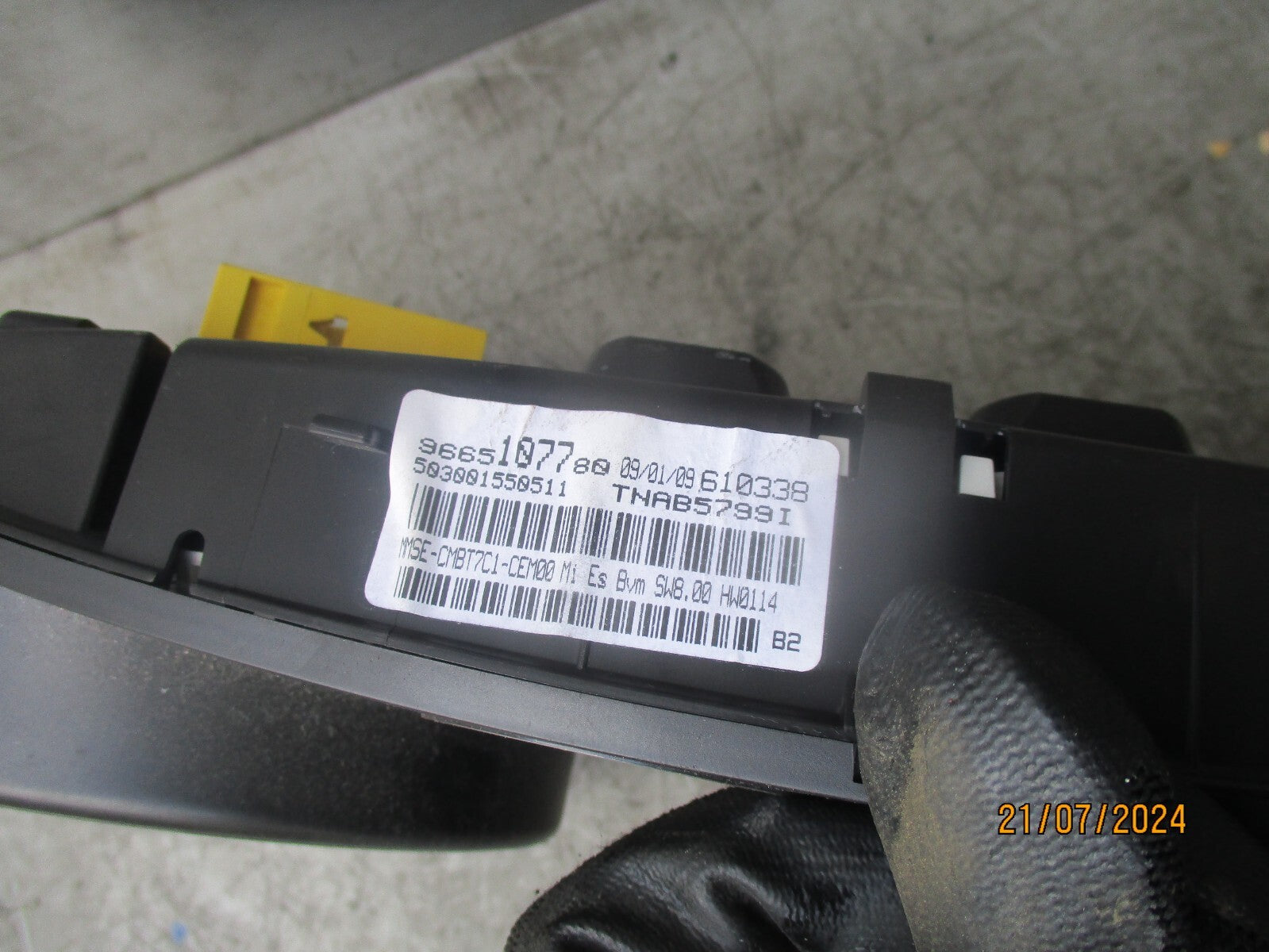 2009 PEUGEOT 308 MK1 1.4 PETROL SPEEDO SPEEDOMETER 9665107780