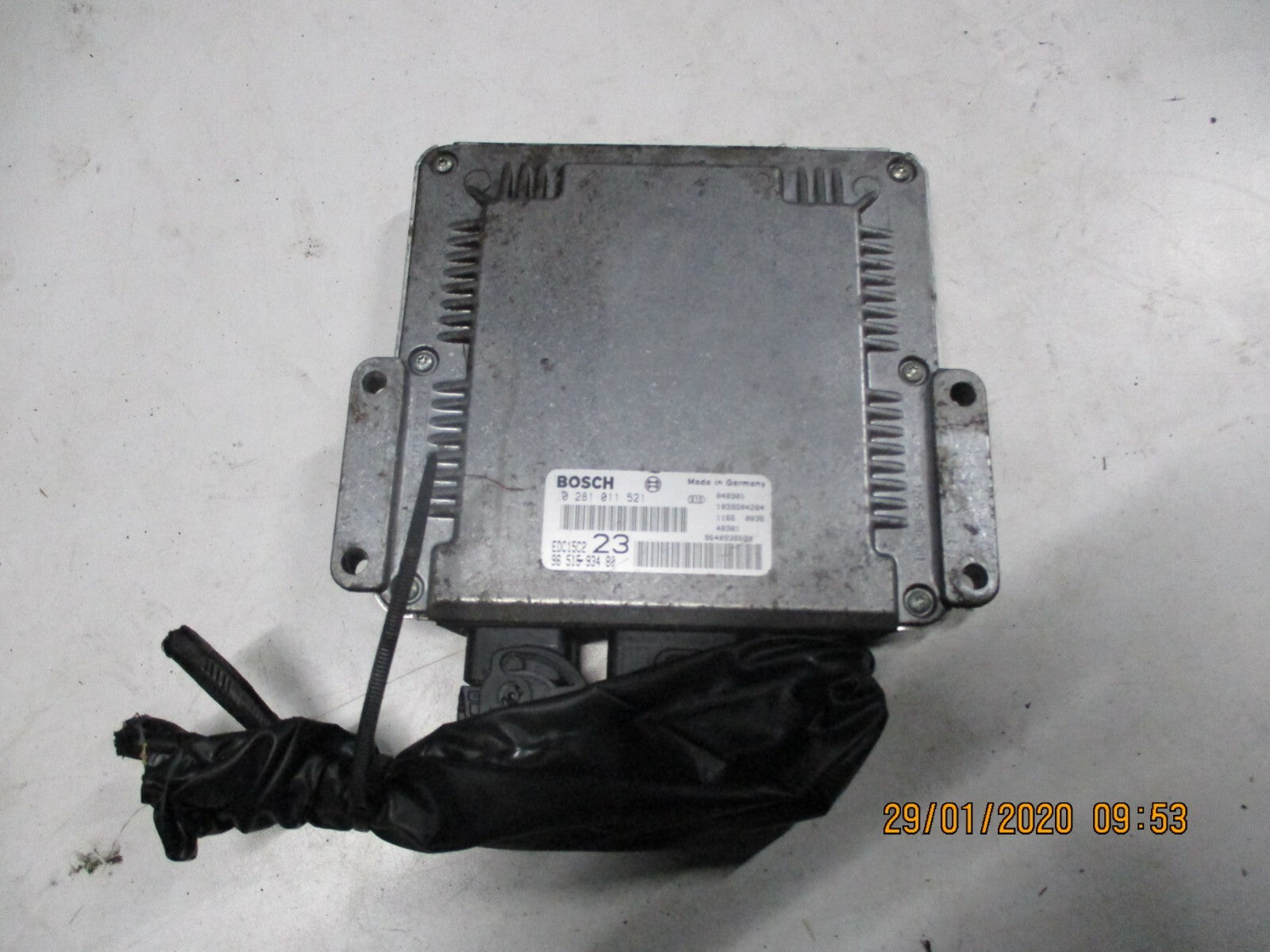 CITROEN XSARA PICASSO 2.0 HDI 2001 ECU ENGINE CONTROL UNIT MODULE 0281011521