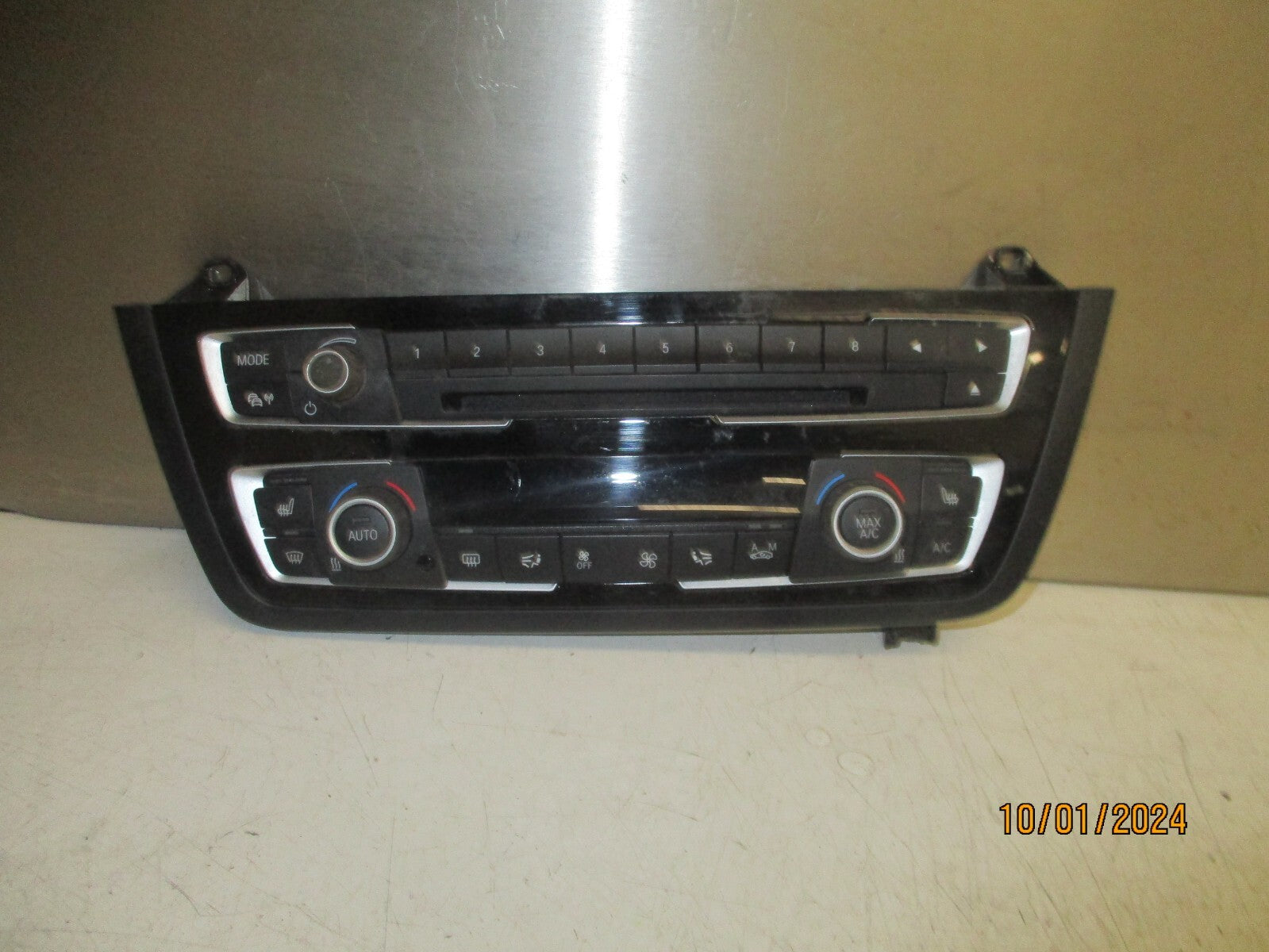 BMW 4 SERIES F36 GRAN COUPE 2017 RADIO CONTROL & HEATER CONTROLS