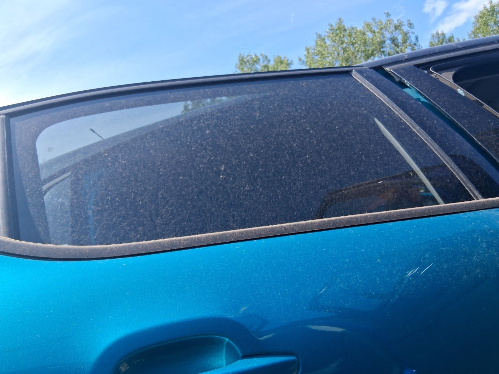 2023 CITREOEN C3 MK3 OSR DRIVER SIDE REAR DOOR WINDOW GLASS PANEL