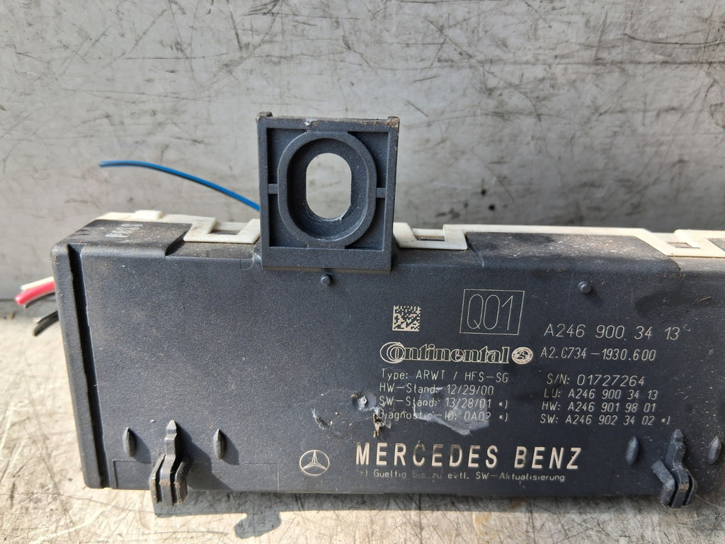MERCEDES BENZ CLA 2014 BOOTLID CONTROL UNIT TRUNK LID MODULE A2469003413