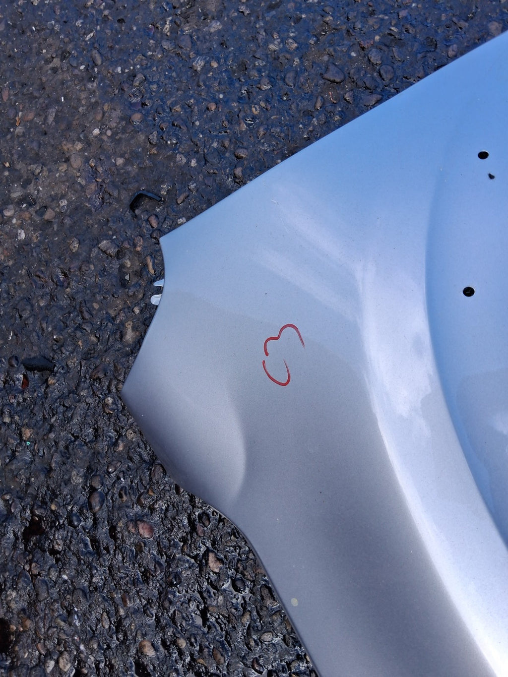 2021 CITROEN C3 MK3 NSF PASSENGER SIDE FRONT WING PANEL CUMULUS GREY MET KCA