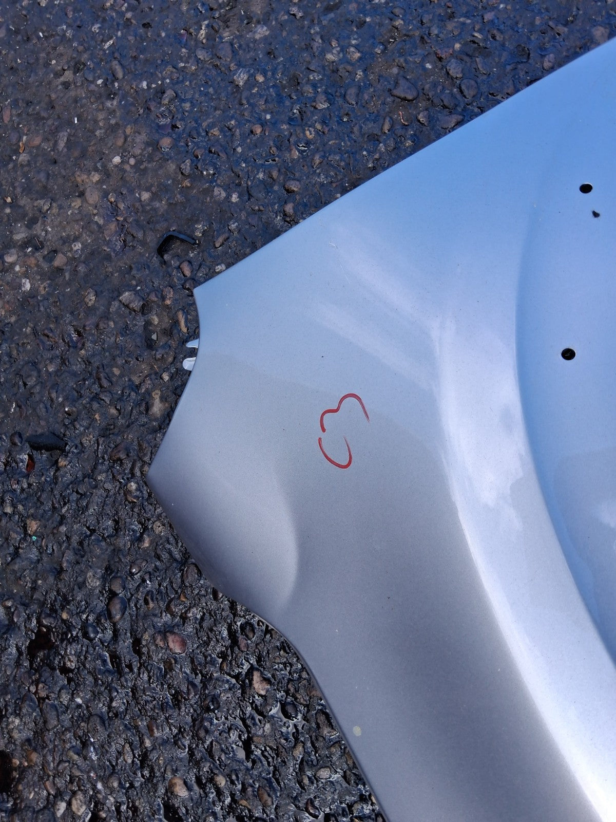 2021 CITROEN C3 MK3 NSF PASSENGER SIDE FRONT WING PANEL CUMULUS GREY MET KCA