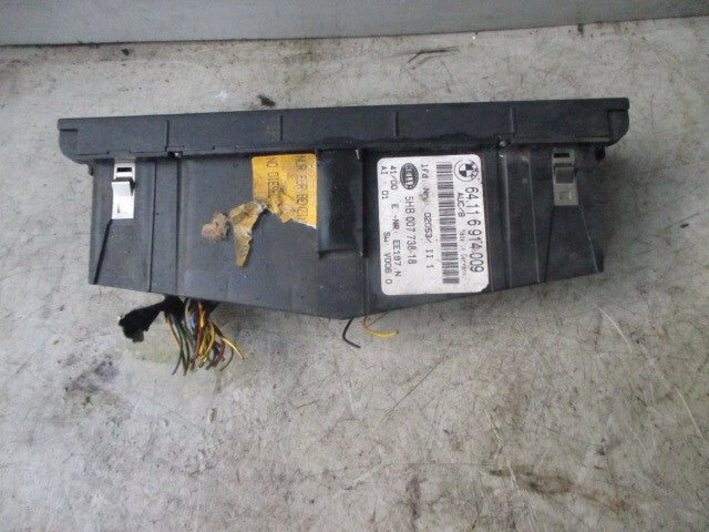 2002 BMW 3 SERIES CLIMATE CONTROL & RADIO SWITCHES 5HB007738-18
