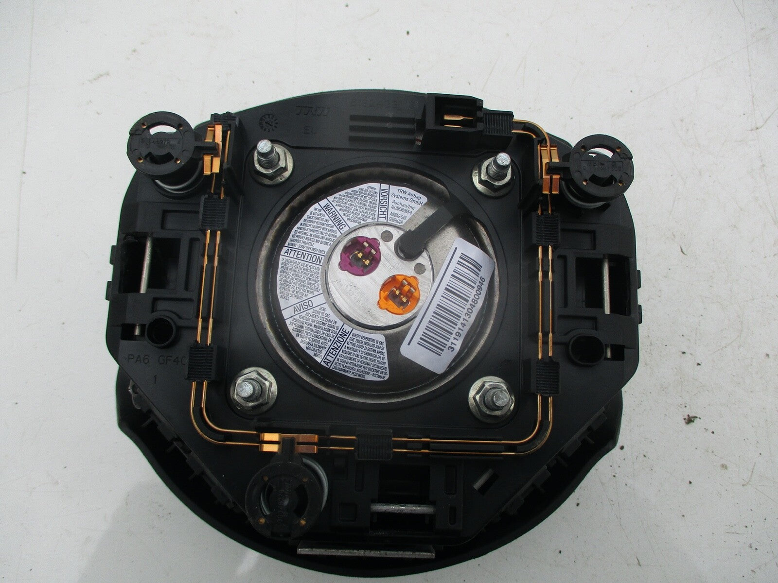 FIAT 500 2014 STEERING WHEEL SAFETY BAG 07354528890