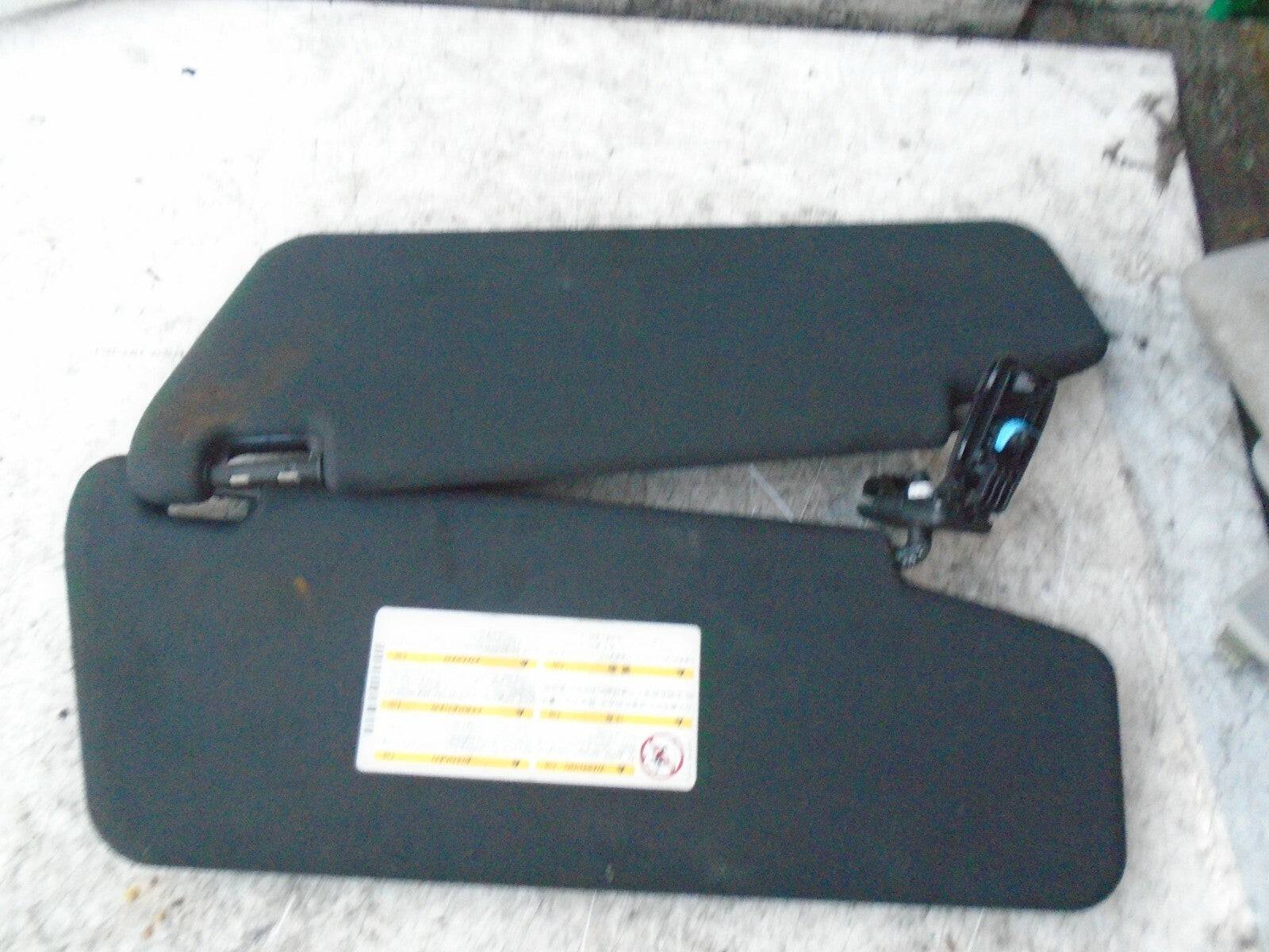 MERCEDES-BENZ E-CLASS 2010 W212 FRONT PAIR SUN VISOR