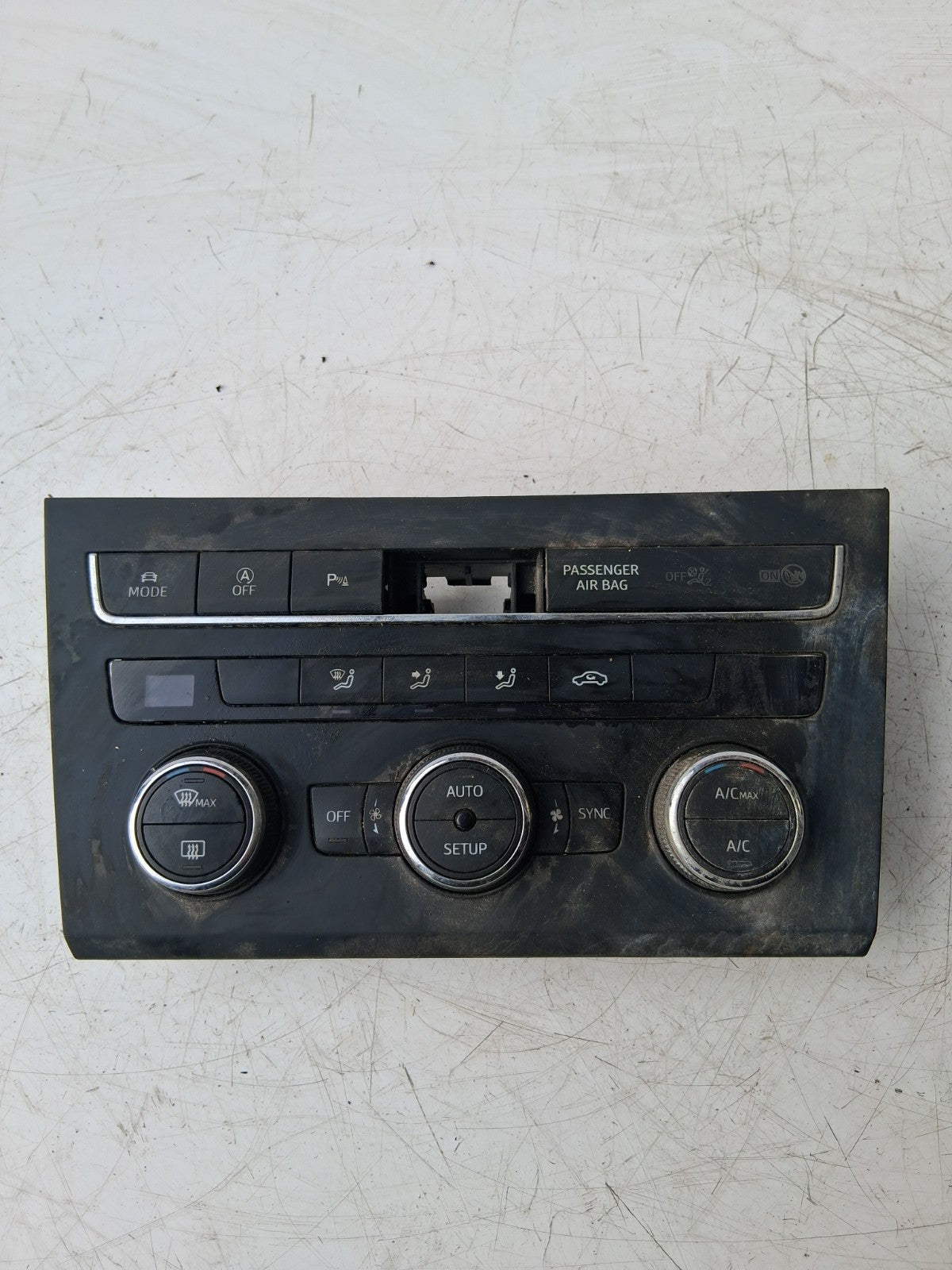 SEAT LEON 2017 MK3 AIR CON HEATER RADIO CONTROL PANEL 5F0907044AD