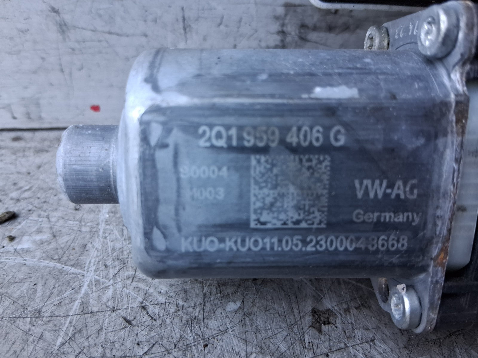 VW VOLKSWAGEN T CROSS 2023 NSF PASSENGER SIDE FRONT WINDOW MOTOR 2Q1959406G