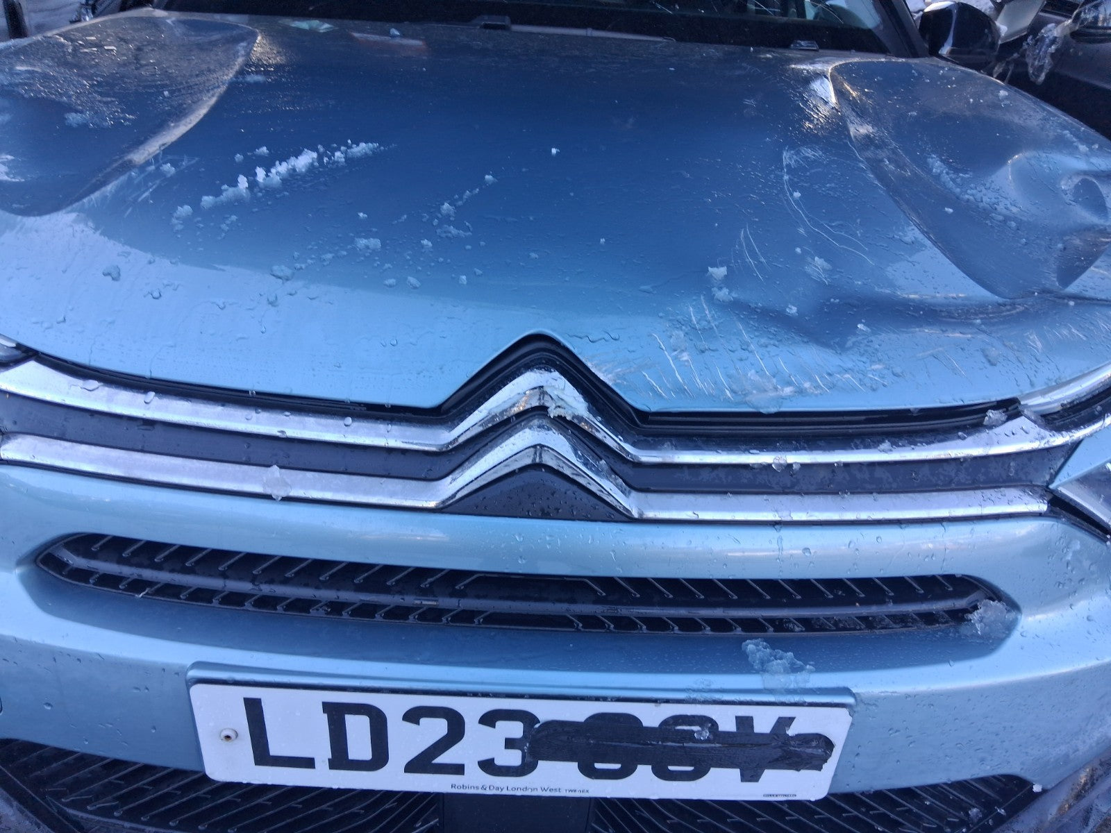 2023 CITROEN C4 MK3 FRONT BONNET HOOD PANEL OLBIA BLUE EQN