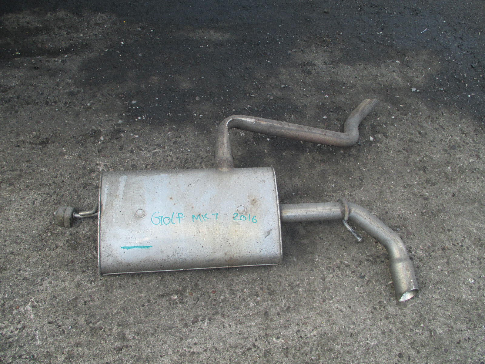 VW VOLKSWAGEN GOLF MK7 2017 1.6 DIESEL SILENCER EXHAUST 5Q6253611CC