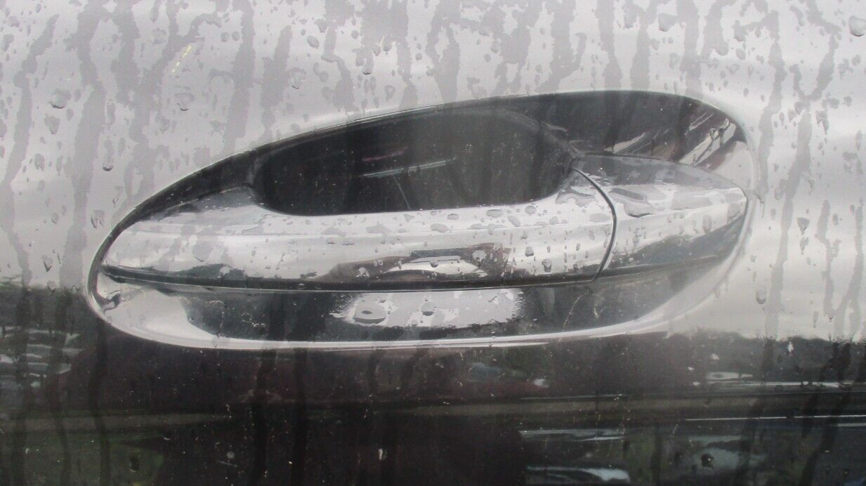 MERCEDES C CLASS COUPE 2012 NSF PASSENGER FRONT EXTERIOR DOOR HANDLE BLACK 197