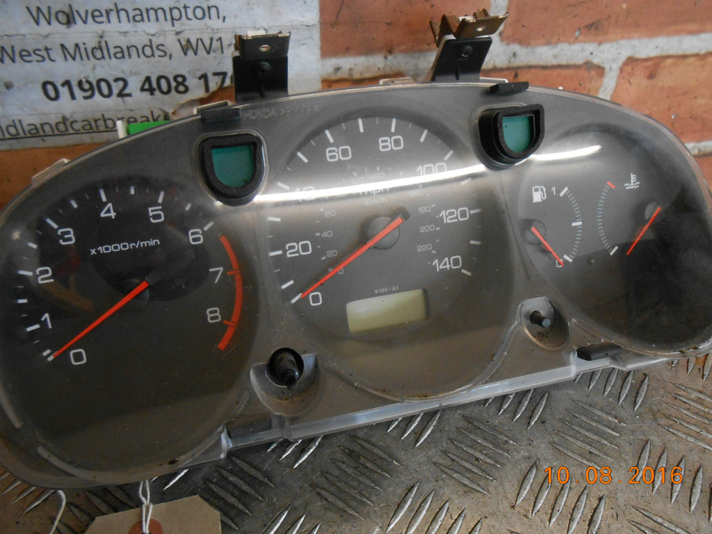 HONDA ACCORD 2002 MK6 2.0 SPEEDO CLOCKS INSTRUMENT DIALS S1A 78100 HR025102 E012