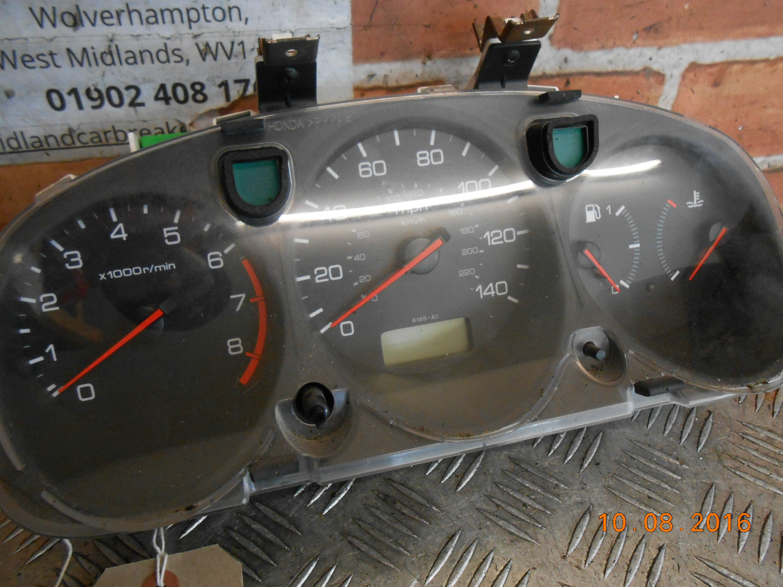 HONDA ACCORD 2002 MK6 2.0 SPEEDO CLOCKS INSTRUMENT DIALS S1A 78100 HR025102 E012