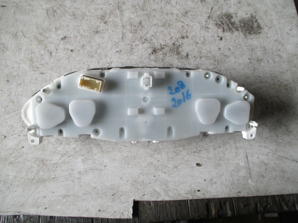 PEUGEOT 208 2016 SPEEDOMETER INSTRUMENT CLUSTER 76916708
