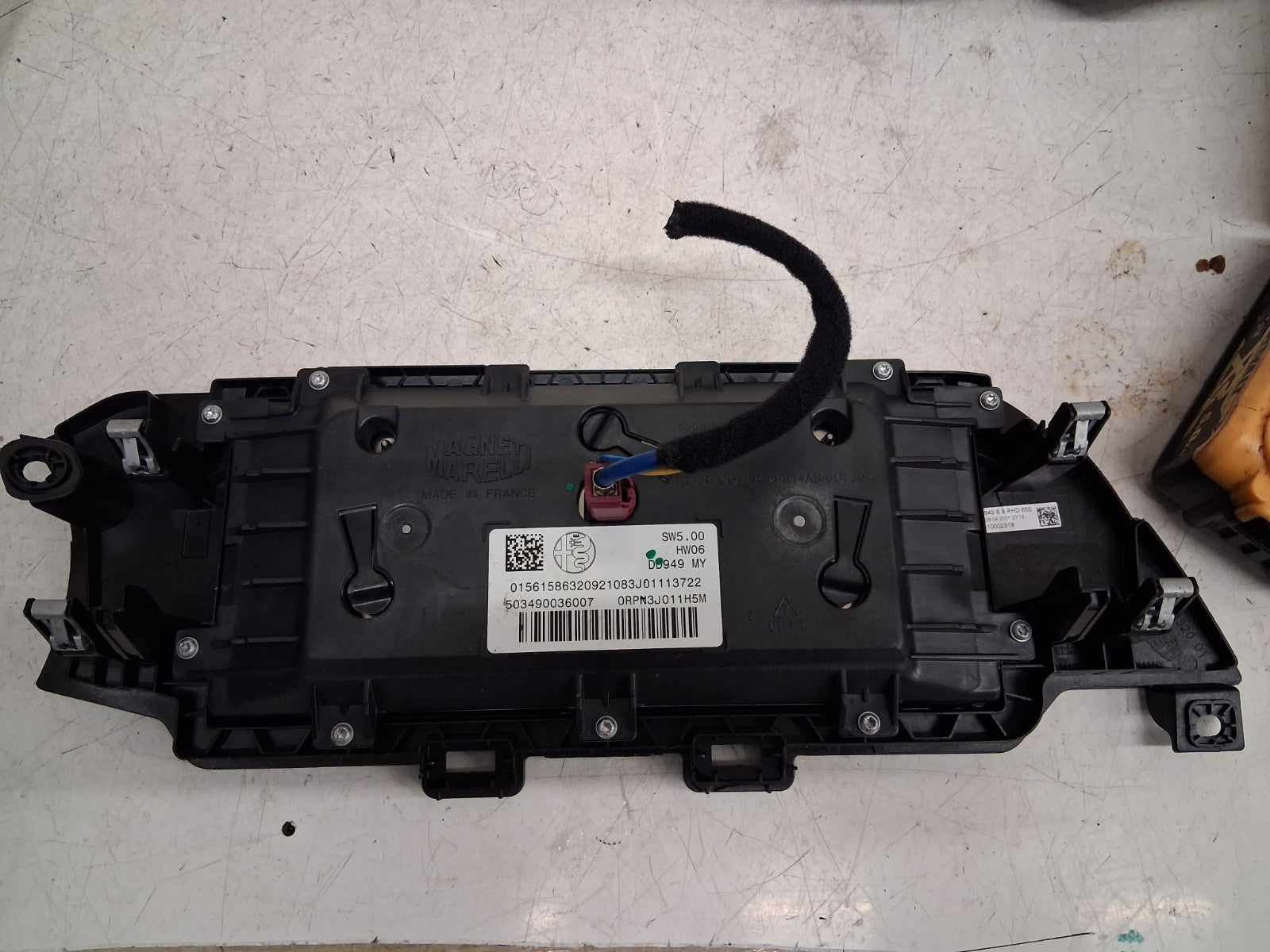 2022 ALFA ROMEO STELVIO 949 MULTIMEDIA DISPLAY SCREEN SAT NAV 503490036007