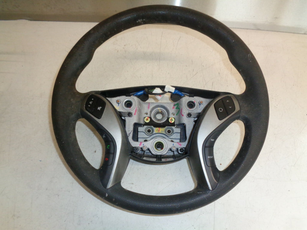 HYUNDAI i30 MK2 2013 1.6 CRDI MULTIFUNCTION LEATHER STEERING WHEEL 56110A6110RDR