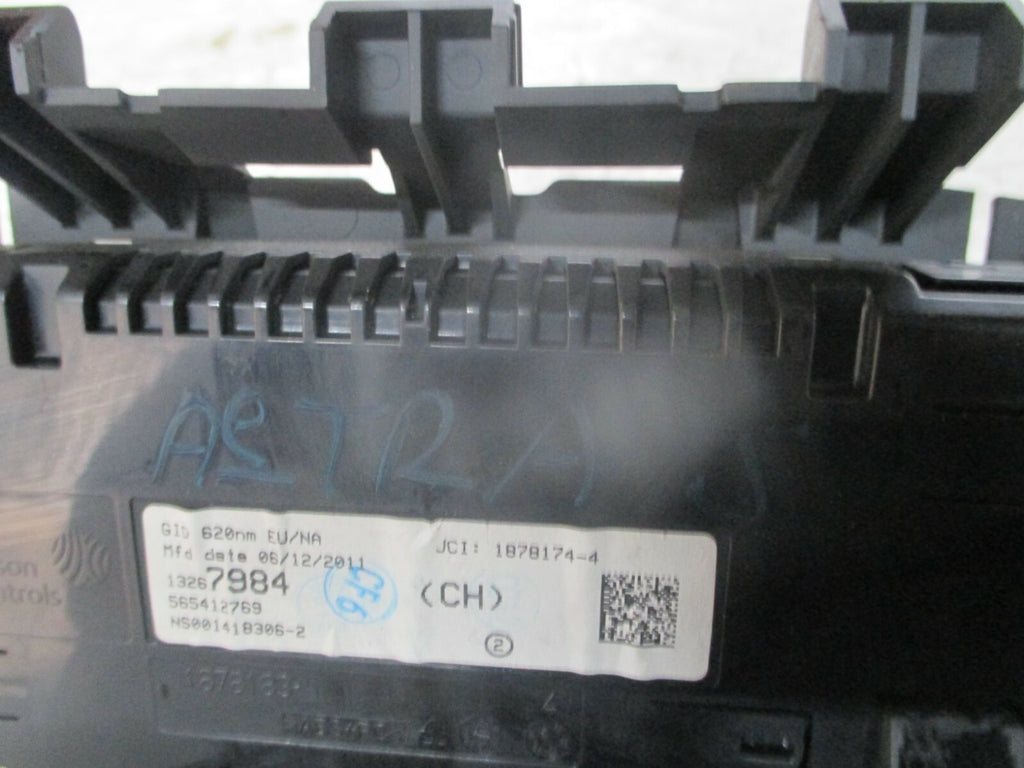 VAUXHALL ASTRA J 2013 DASHBOARD DISPLAY SCREEN 13267984