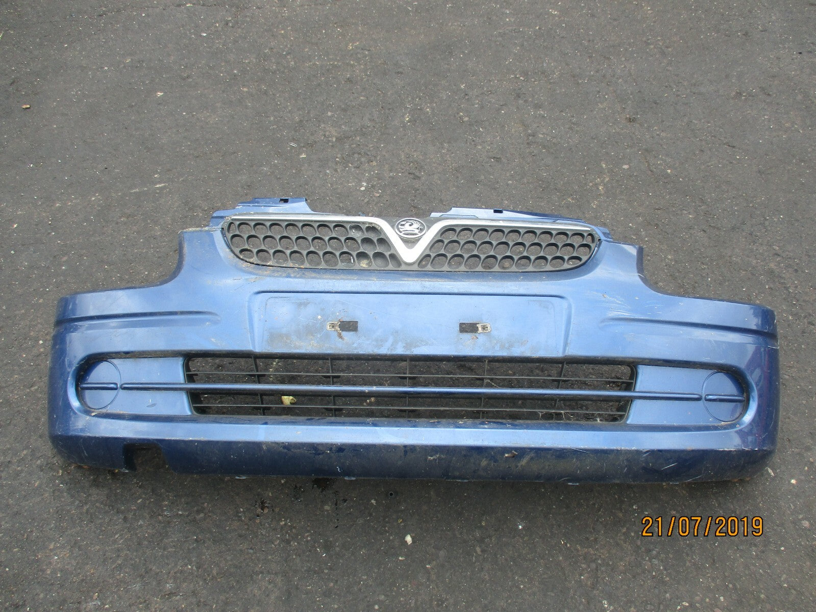 VAUXHALL AGILA A (MK1) FRONT BUMPER COMPLETE BLUE