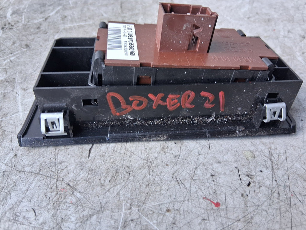 2021 PEUGEOT BOXER MK3 HEADLIGHT ADJUSTER CONTROL SWITCH 07355860760