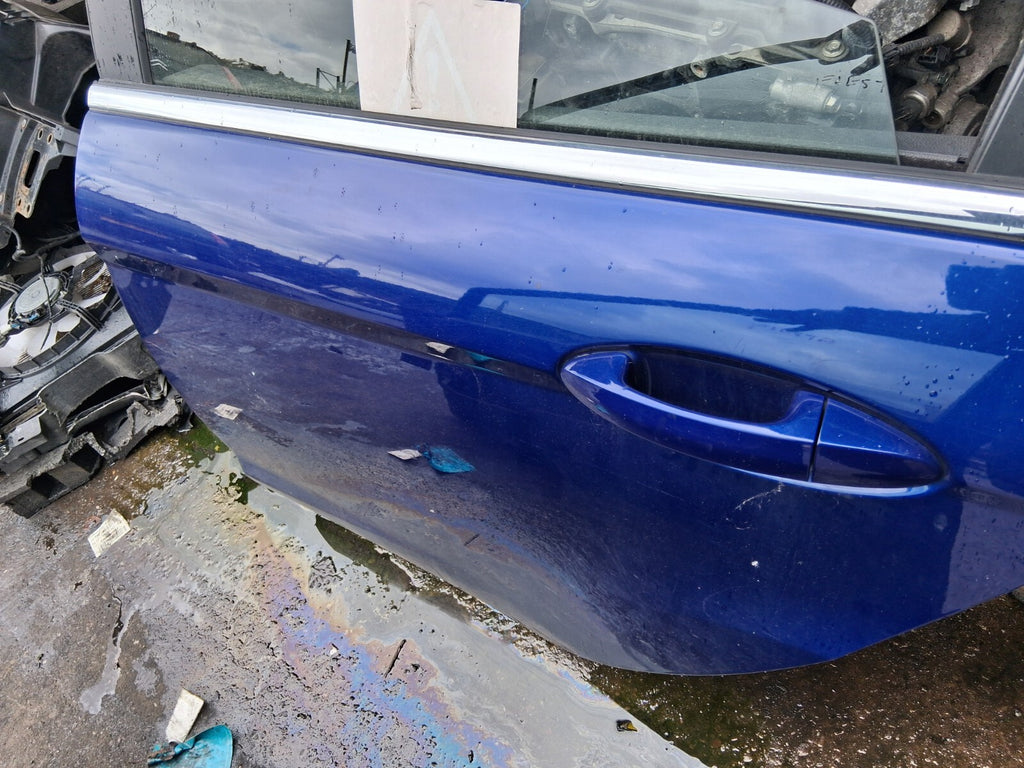 2016 FORD FIESTA MK7 NSR PASSENGER SIDE REAR COMPLETE DOOR BLUE