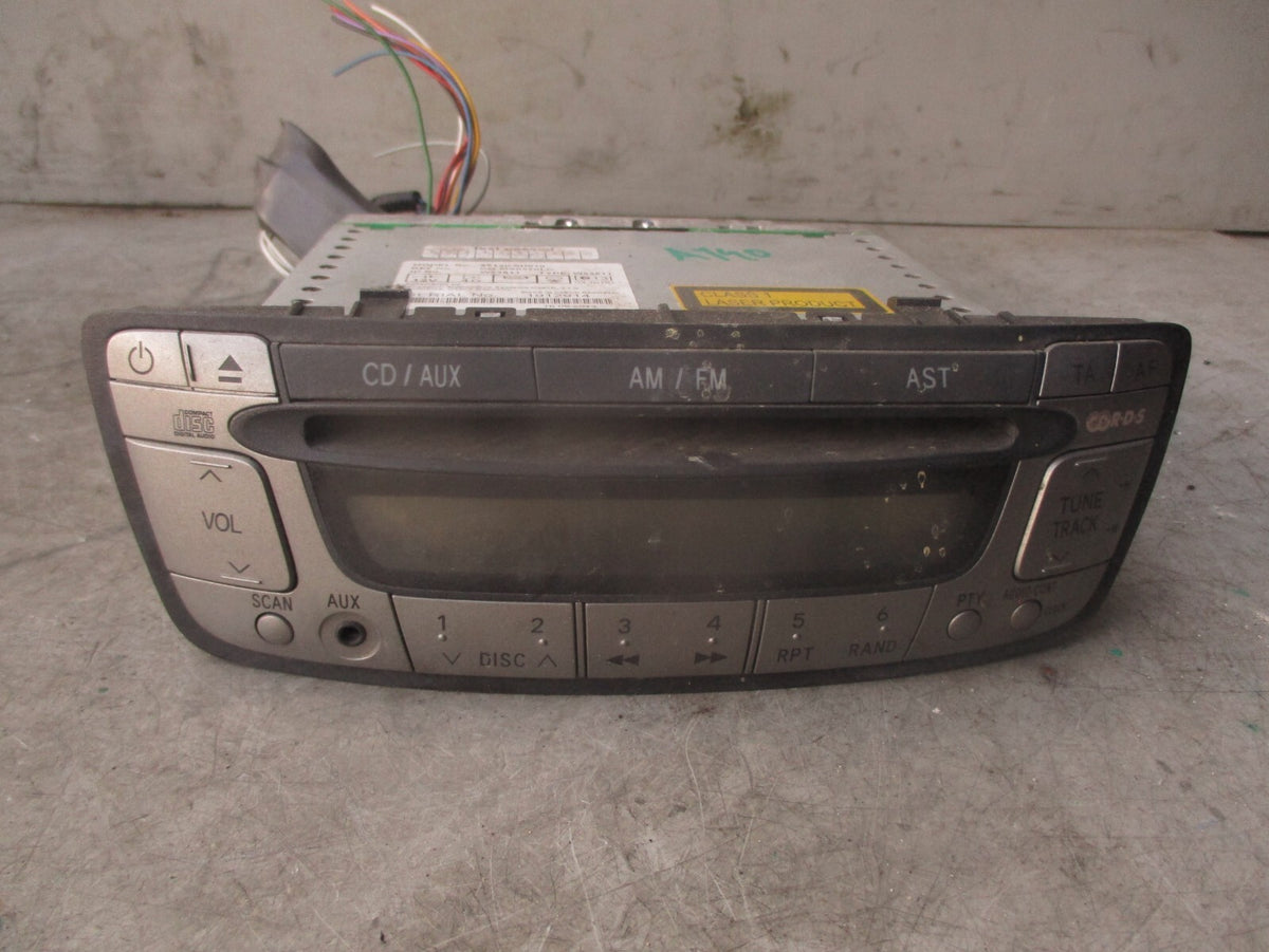 2013 TOYOTA AYGO MK1 CD PLAYER RADIO STEREO CONTROL HEAD UNIT 861200H010