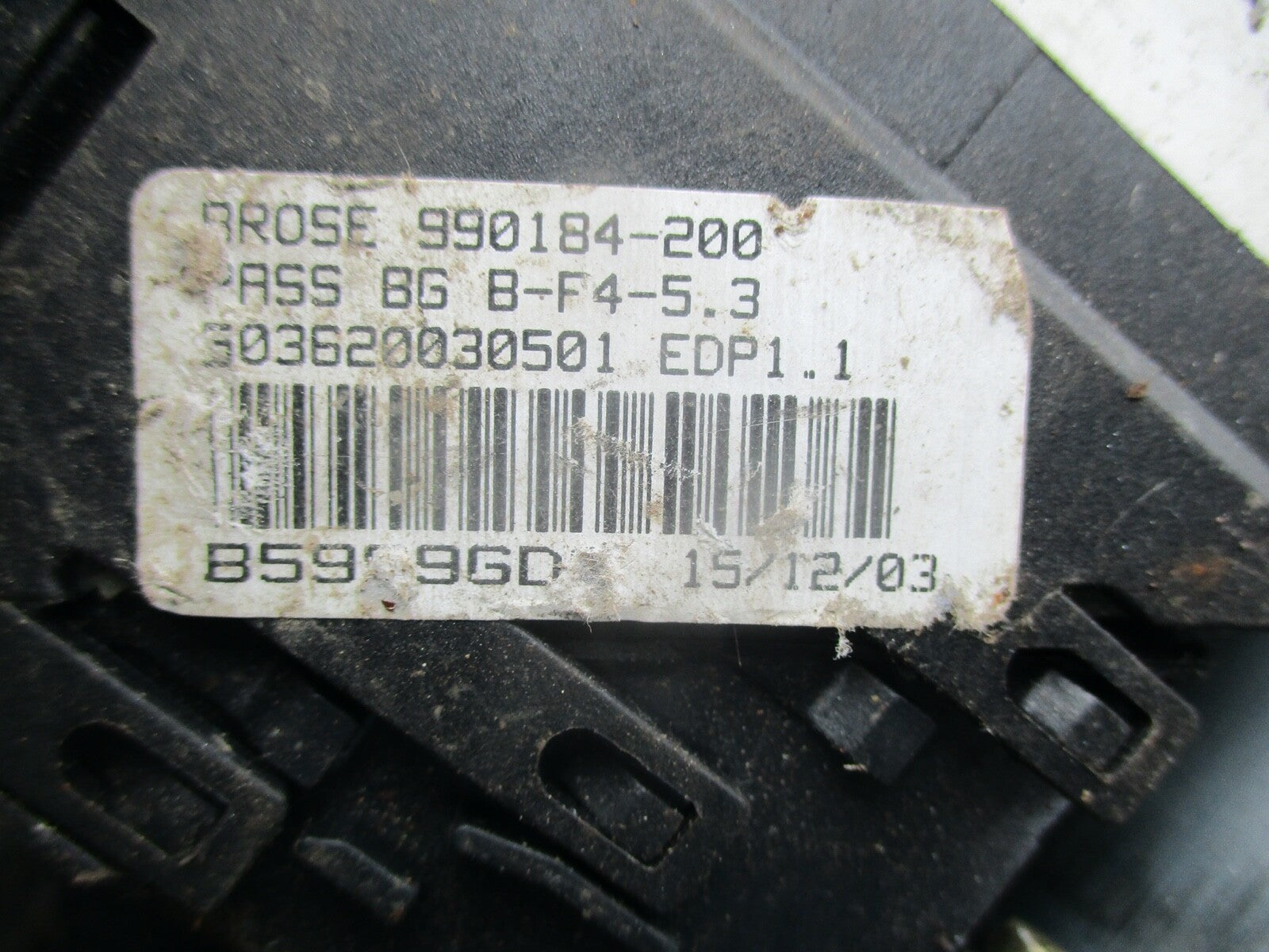 PEUGEOT 307 NSF PASSENGER LEFT FRONT WINDOW MOTOR 0130821767