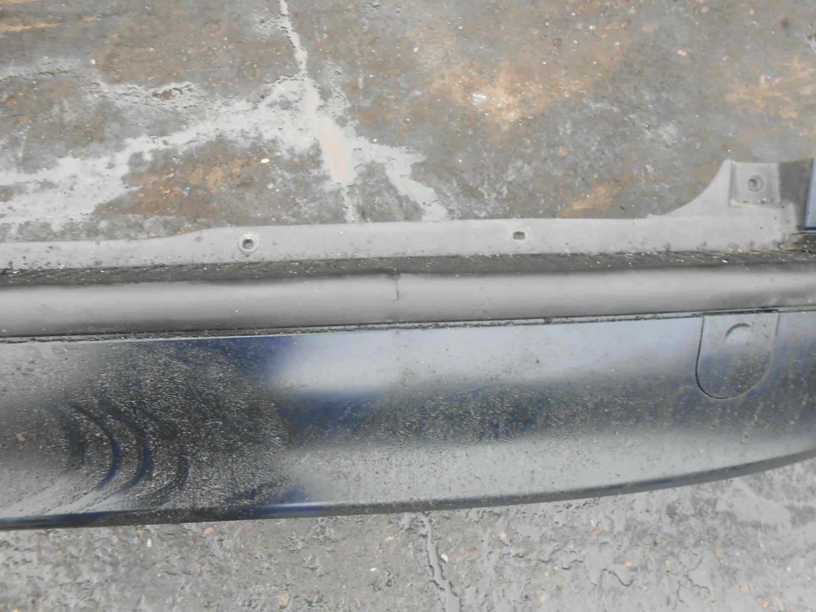 VAUXHALL ZAFIRA A 2001 REAR BUMPER DARK BLUE