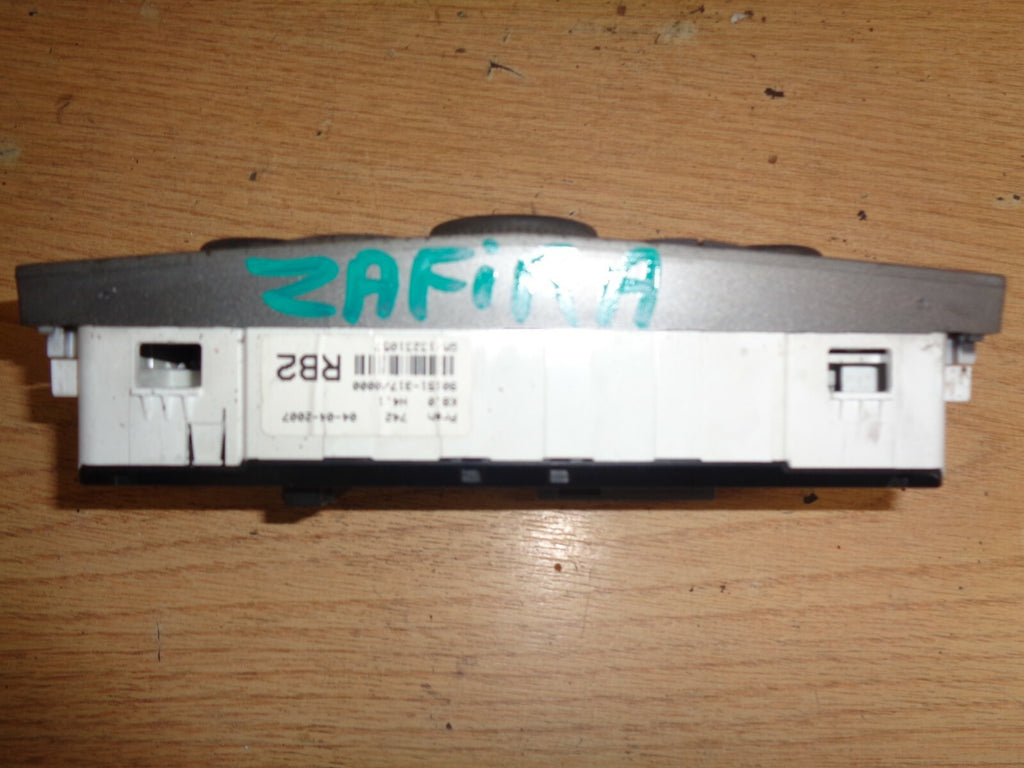 VAUXHALL ZAFIRA 2007 MK2 HEATER CONTROL PANEL GM13231057