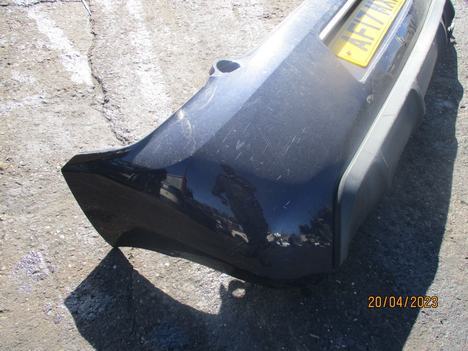 CITROEN DS3 2017 REAR COMPLETE BUMPER PURPLE BLUE