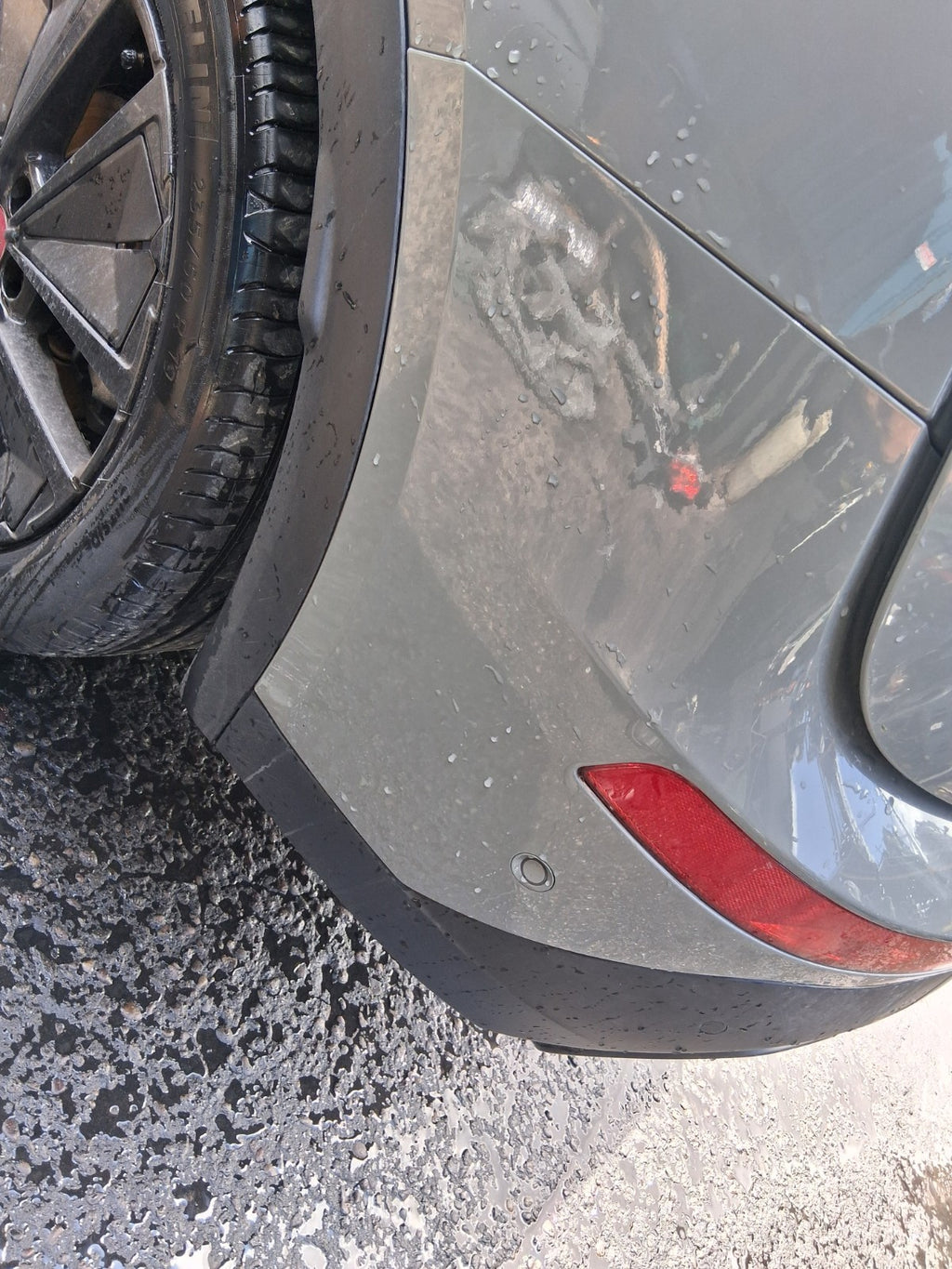 2024 DS AUTOMOBILES DS 7 FACELIFT E-TENSE REAR BUMPER GREY LACQUERED ESC