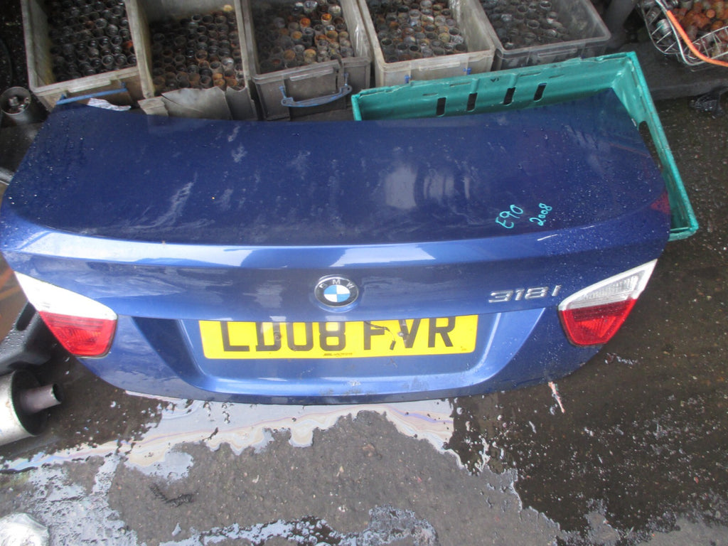 BMW 3 SERIES E90 2008 SALOON REAR TAILGATE BOOTLID BLUE