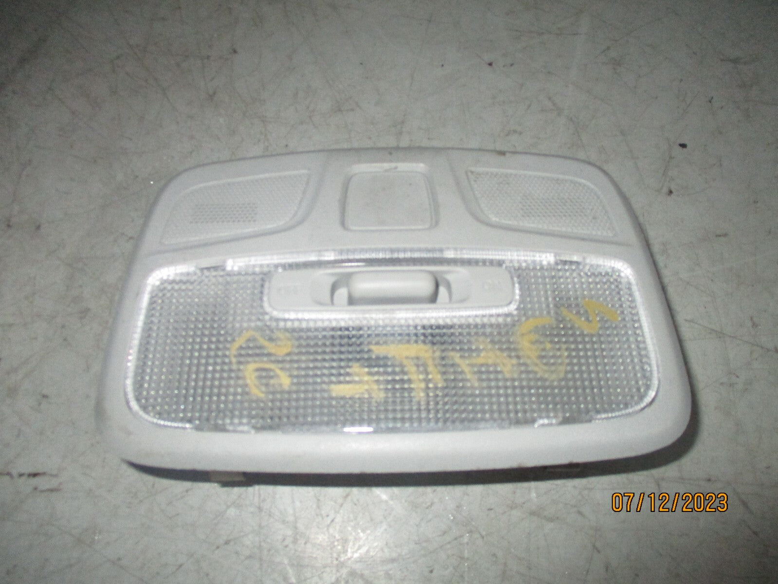 SUZUKI SWIFT MK4 2020 FRONT INTERIOR ROOF READING LIGHT