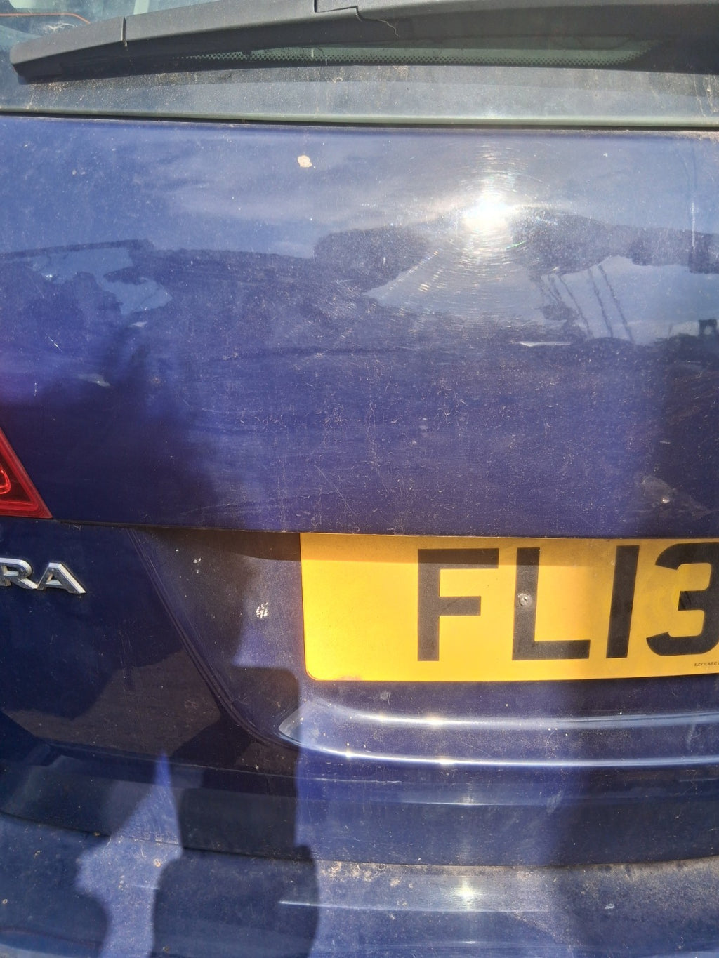 2013 VAUXHALL ASTRA J ESTATE REAR BARE TAILGATE BOOTLID BLUE