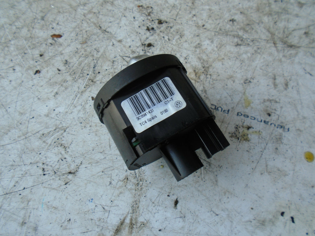 VW VOLKSWAGEN SCIROCCO 2015 MK3 HEADLIGHT CONTROL SWITCH BUTTON 3C8941431