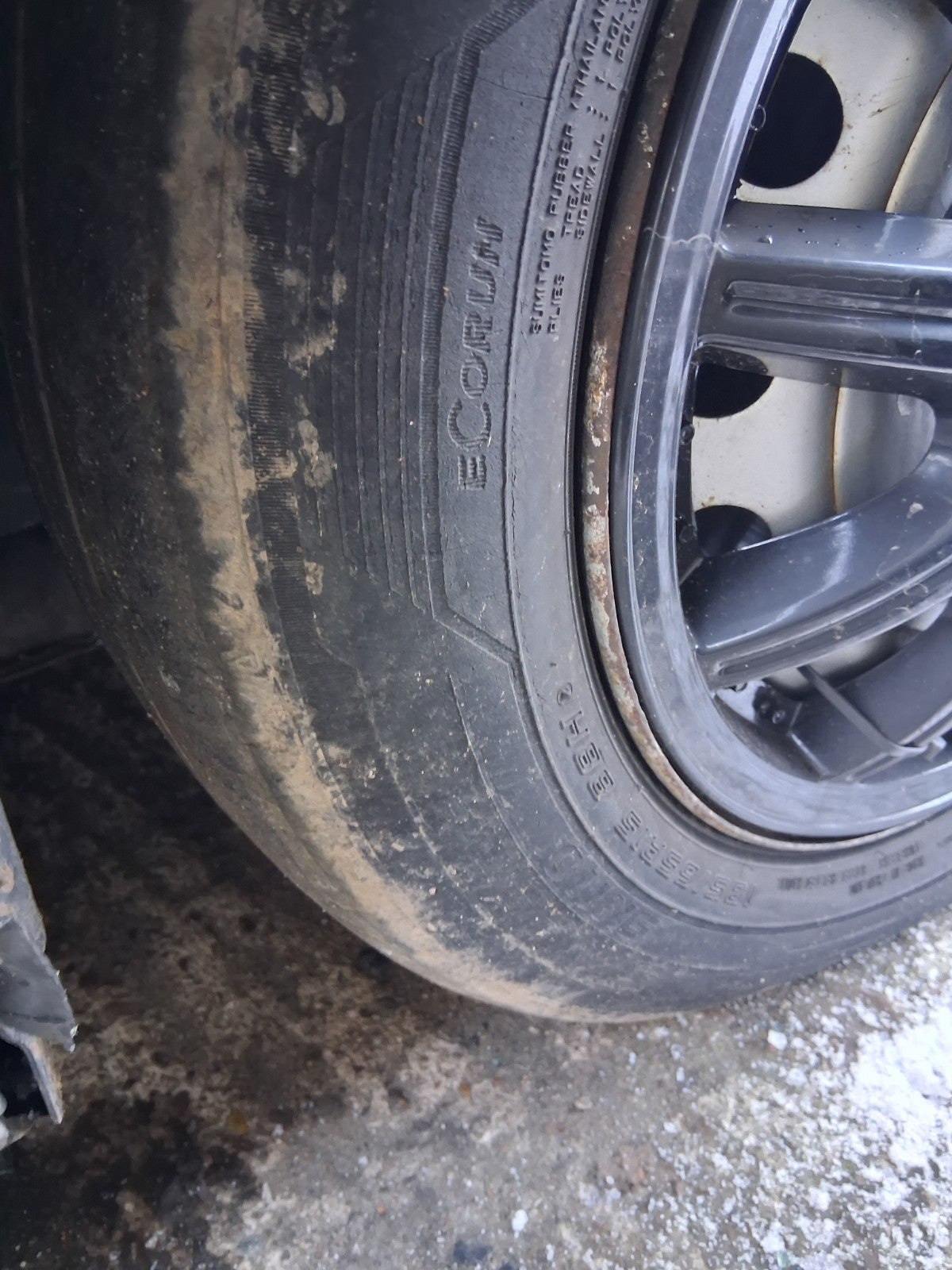2015 VAUXHALL COMBO D 15 INCH STEEL WHEEL WITH TYRE 185/65R15