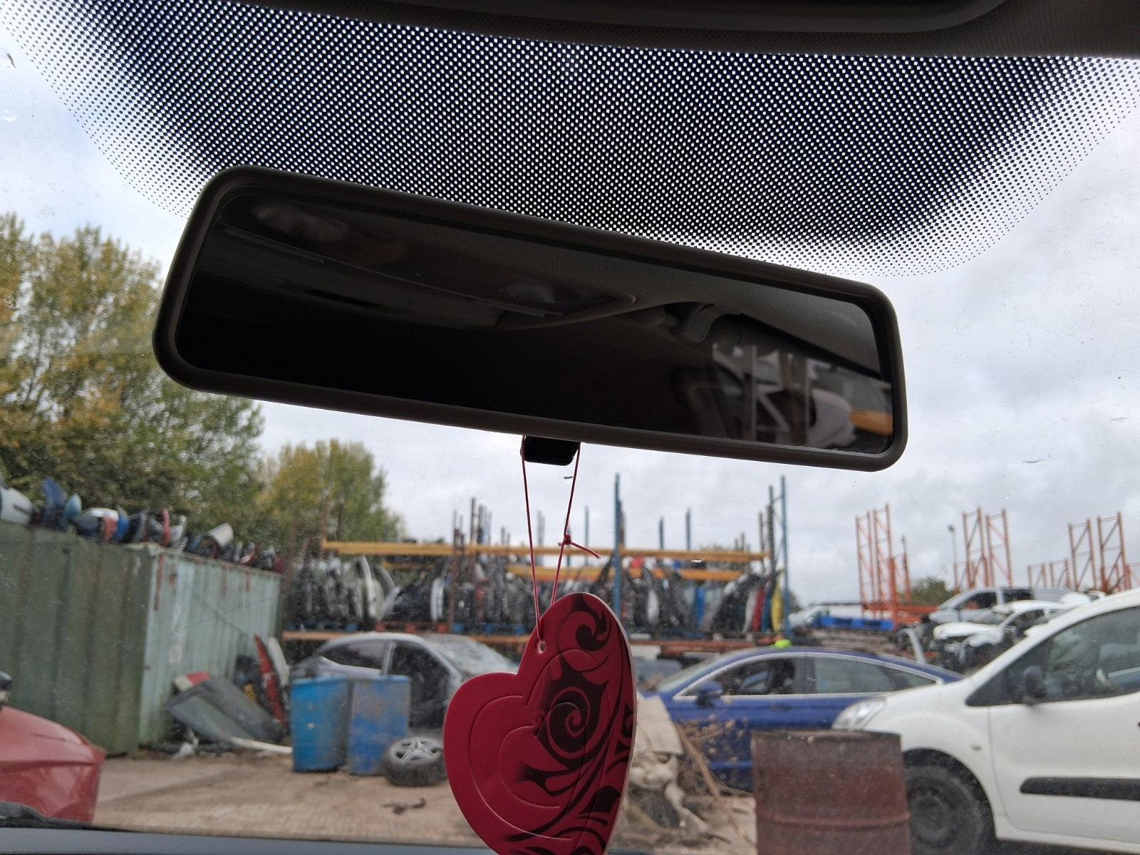 2014 VW VOLKSWAGEN PASSAT B7 INTERIOR REAR VIEW MIRROR