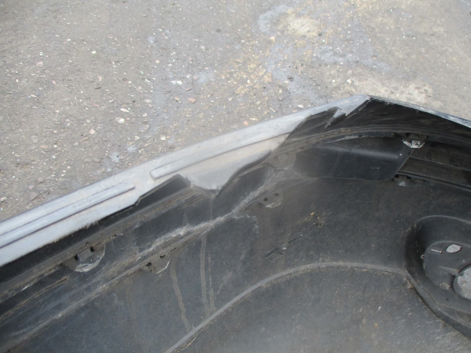 CITROEN C5 2002 FRONT BARE PLASTIC BUMPER TRIM STRIP LOWER VALANCE BLACK