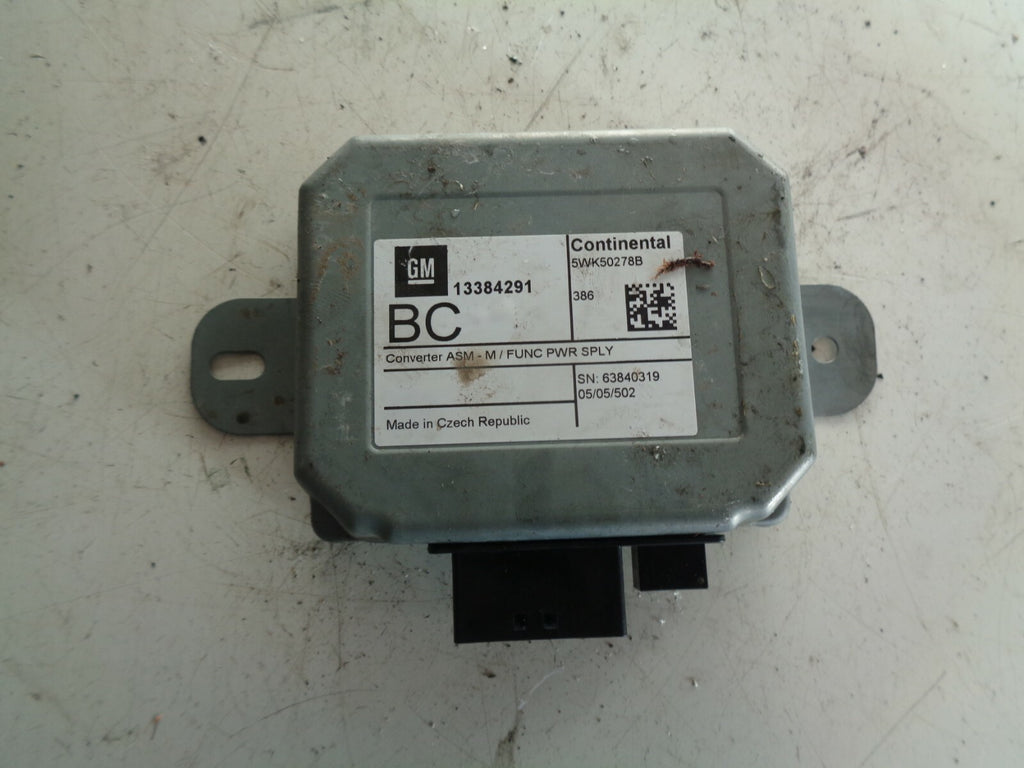 VAUXHALL CORSA E MK4 2016 1.2 PHONE NAVIGATION POWER SUPPLY UNIT 13384291