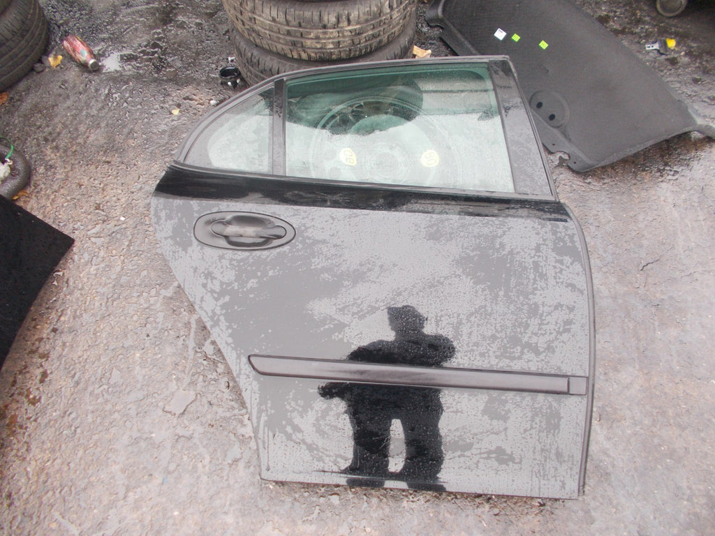SAAB 9-3 2005 MK2 OSR DRIVER SIDE REAR DOOR & DOOR CARD 170 SAAB BLACK 12792018
