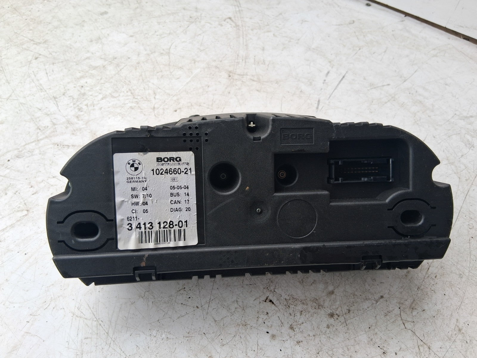 2004 BMW X3 E83 2.5 PETROL MANUAL SPEEDO INSTRUMENT CLUSTER 3413128