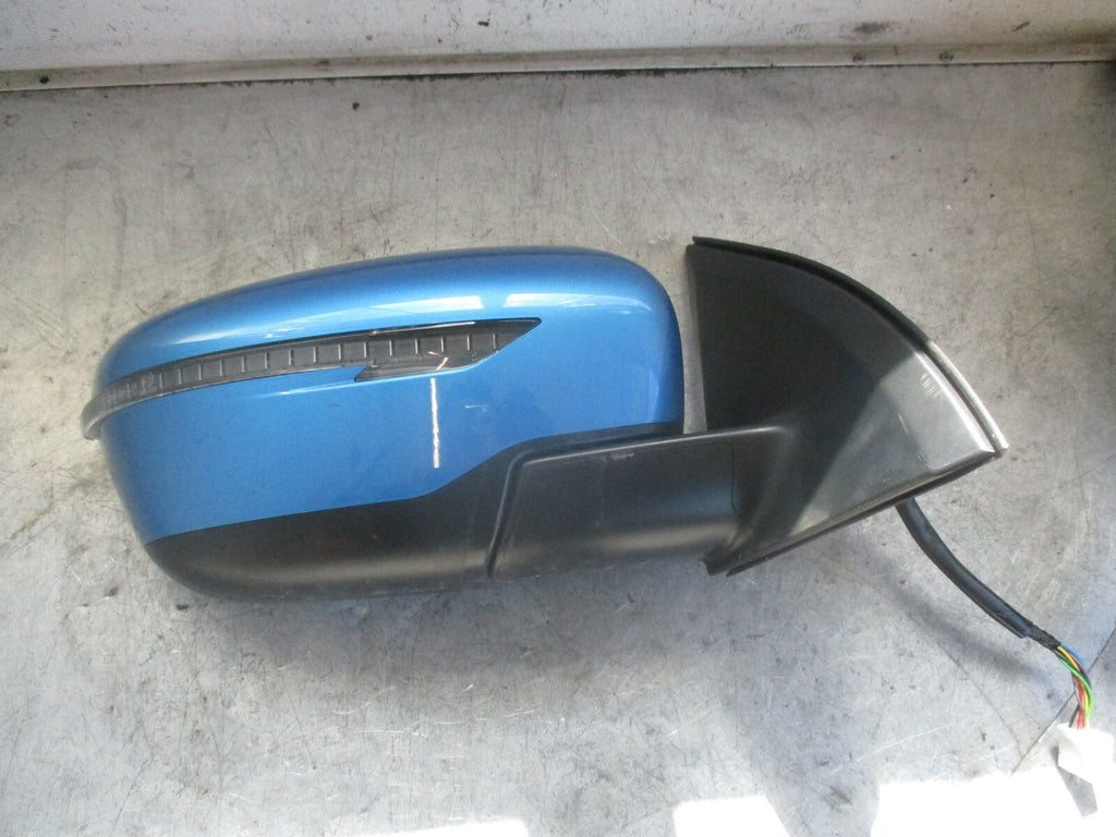NISSAN QASHQAI J11 (MK1) OS DRIVER SIDE ELECTRIC WING MIRROR BLUE FAAJ11