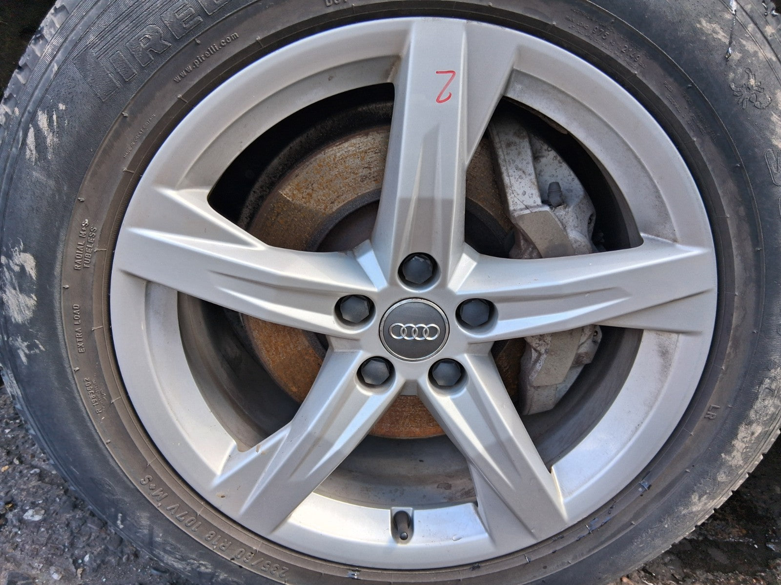 2019 AUDI Q5 FY 18 INCH ALLOY WHEEL WITH TYRE 235/60 R18