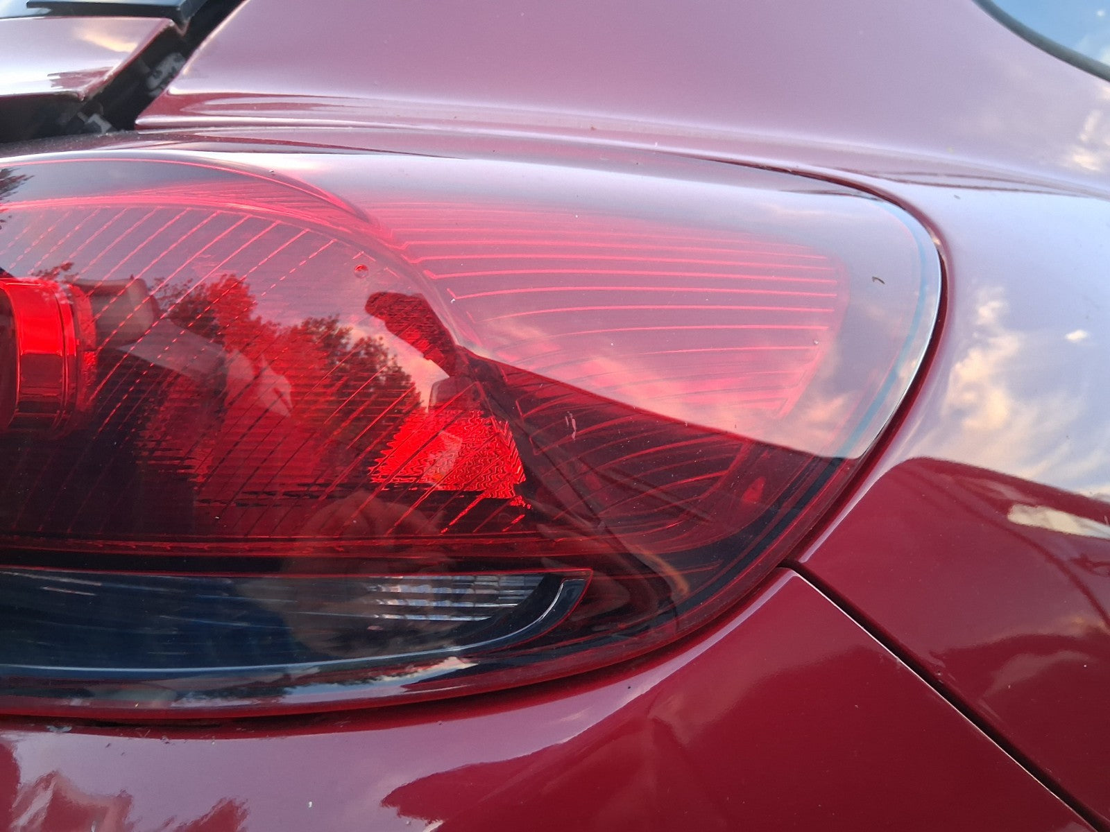 2014 VW VOLKSWAGEN SCIROCCO MK3 OSR DRIVER SIDE REAR RIGHT TAIL LIGHT