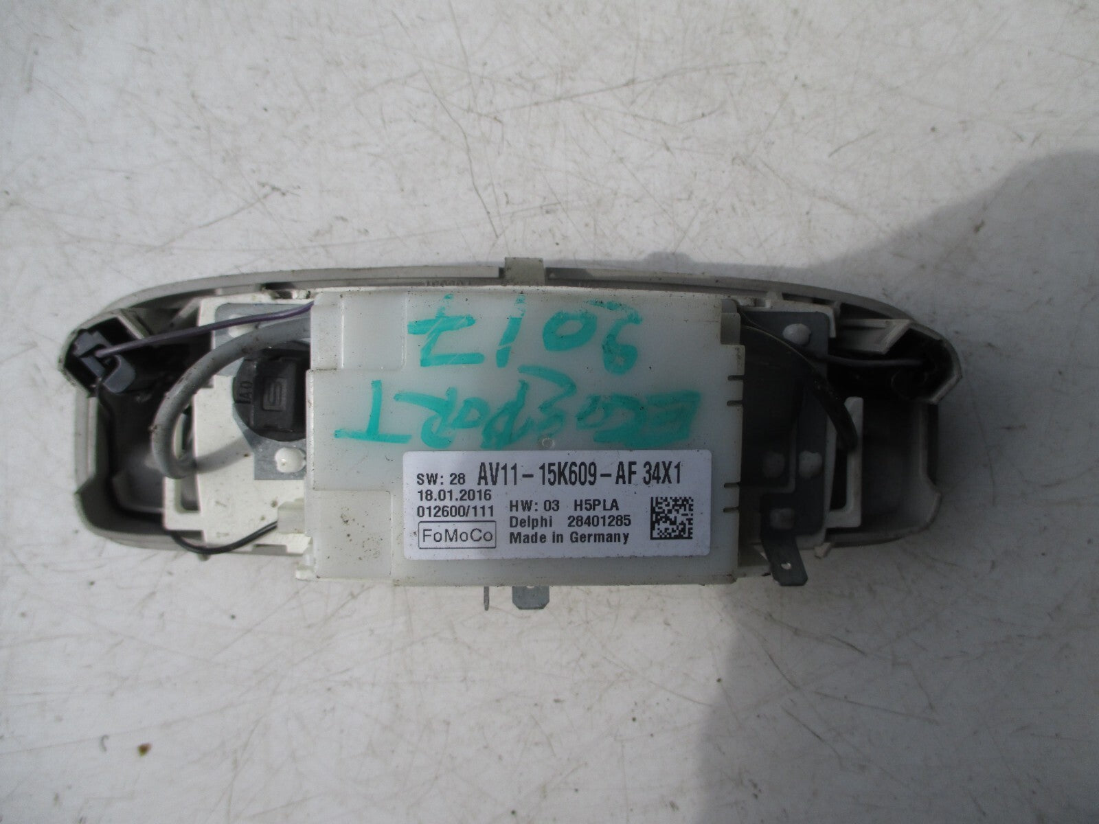 FORD ECOSPORT ECO SPORT 2016 INTERIOR READING MAP ROOF LIGHT AV11-15K609-AF